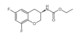 (R)-(6,8-difluorochroman-3-yl)carbamic acid ethyl ester Structure