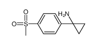 1-(4-(甲基磺酰基)苯基)环丙胺结构式