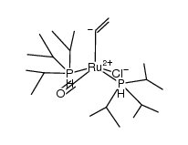 [RuCl(CH=CH2)(CO)(P(i)Pr3)2]结构式