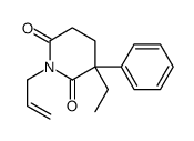 3-ethyl-3-phenyl-1-prop-2-enylpiperidine-2,6-dione Structure