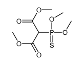 dimethyl 2-dimethoxyphosphinothioylpropanedioate Structure