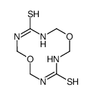 1,7-dioxa-3,5,9,11-tetrazacyclododecane-4,10-dithione Structure