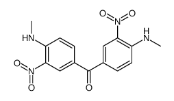 bis[4-(methylamino)-3-nitrophenyl]methanone结构式