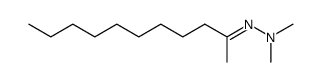 N,N-Dimethyl-N'-[1-methyl-dec-(E)-ylidene]-hydrazine结构式