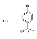 BenzeneMethanamine, 4-bromo-a,a-dimethyl-, hydrochloride Structure