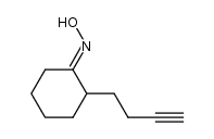 2-(but-3-ynyl)cyclohexanone oxime Structure