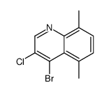 4-bromo-3-chloro-5,8-dimethylquinoline structure