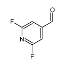 2,6-Difluoropyridine-4-carboxaldehyde结构式