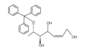 (4RS,5S,6S)-6-(trityloxy)-2-heptene-1,4,5-triol Structure