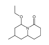 4H-Quinolizin-4-one,6-ethoxyoctahydro-8-methyl-(9CI)结构式