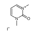 1,3-dimethylpyrimidin-1-ium-2-one,iodide结构式