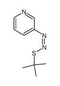 Pyridine, 3-[[(1,1-dimethylethyl)thio]azo]-, (Z)- (9CI)结构式