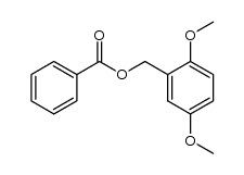 2,5-dimethoxybenzyl benzoate结构式