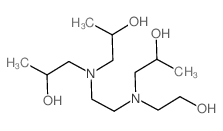 2-Propanol,1,1'-[[2-[(2-hydroxyethyl)(2-hydroxypropyl)amino]ethyl]imino]bis- Structure