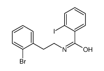 N-[2-(2-bromophenyl)ethyl]-2-iodobenzamide结构式