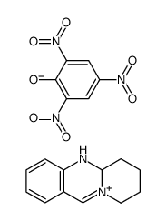 2,3-tetramethylene-1,2-dihydroquinazolinium picrate结构式