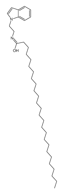 N-(2-indol-1-ylethyl)hexacosanamide结构式