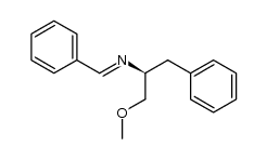 (S,E)-N-benzylidene-1-methoxy-3-phenylpropan-2-amine Structure