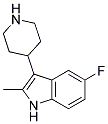 5-FLUORO-2-METHYL-3-PIPERIDIN-4-YL-1H-INDOLE Structure