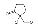 1-chloro-2-oxocyclopentane-1-carbaldehyde结构式