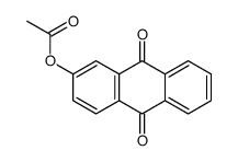 (9,10-dioxoanthracen-2-yl) acetate Structure