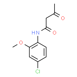 4'-Chloro-2'-methoxyacetoacetanilide structure