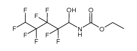 ethyl (2,2,3,3,4,4,5,5-octafluoro-1-hydroxypentyl)carbamate结构式