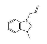 1-allyl-3-methyl-2,3-dihydro-1H-indole Structure