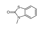 3-Methyl-1,3-benzothiazol-2(3H)-one结构式