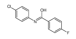 N-(4-Chlorophenyl)-4-fluorobenzamide Structure