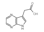 2-(5H-pyrrolo[2,3-b]pyrazin-7-yl)acetic acid structure