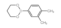 3,4-二甲基苯硼酸-1,3-丙二醇酯结构式