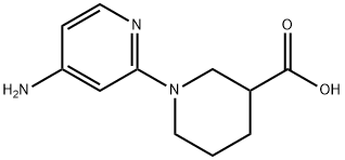 1-(4-aminopyridin-2-yl)piperidine-3-carboxylic acid图片