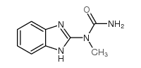 1-(2-BENZIMIDAZOLYL)-3-METHYLUREA structure