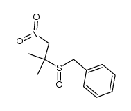 (2-methyl-1-nitropropane-2-sulfinylmethyl)benzene结构式