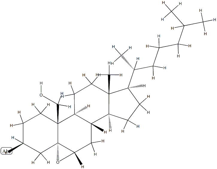 5,6α-Epoxy-3β-fluoro-5α-cholestan-19-ol picture