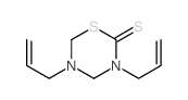 2H-1,3,5-Thiadiazine-2-thione,tetrahydro-3,5-di-2-propen-1-yl- structure