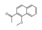 1-Methoxy-2-acetonaphthone Structure