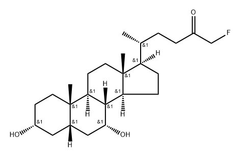 (R)-5-((3R,5S,7R,8R,9S,10S,13R,14S,17R)-3,7-dihydroxy-10,13-dimethylhexadecahydro-1H-cyclopenta[a]phenanthren-17-yl)-1-fluorohexan-2-one