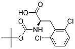 (R)-2-((tert-butoxycarbonyl)amino)-3-(2,6-dichlorophenyl)propanoic acid Structure