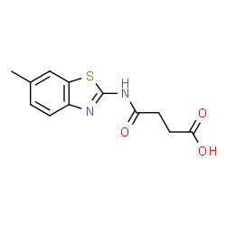 4-((6-methylbenzo[d]thiazol-2-yl)amino)-4-oxobutanoic acid picture