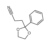 3-(2-phenyl-[1,3]dioxolan-2-yl)-propionitrile Structure