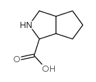 OCTAHYDRO-CYCLOPENTA[C]PYRROLE-1-CARBOXYLIC ACID HYDROCHLORIDE structure