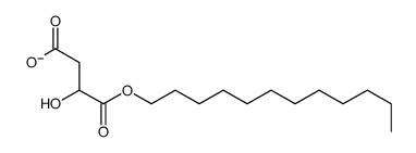 4-dodecoxy-3-hydroxy-4-oxobutanoate结构式