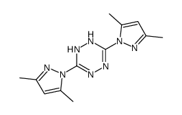 1,2-dihydro-3,6-bis(3,5-dimethyl-1H-pyrazol-1-yl)-1,2,4,5-tetrazine Structure