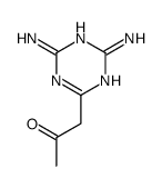 1-(4,6-diamino-1,3,5-triazin-2-yl)propan-2-one Structure