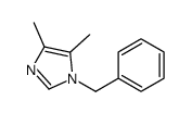 1-benzyl-4,5-dimethylimidazole结构式