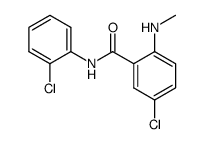 5-Chlor-N-methyl-anthranil-(2-chlorphenyl)amid Structure