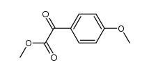 Methyl 2-(4-methoxyphenyl)-2-oxoacetate结构式