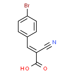 3-(4-bromophenyl)-2-cyanoacrylic acid Structure